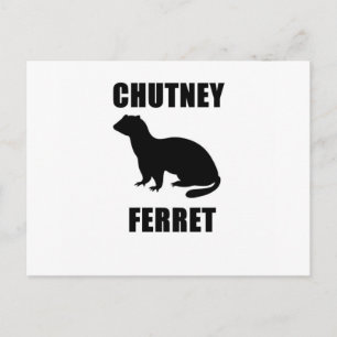 Carte Postale Chutney Ferret