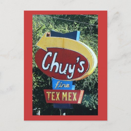 Carte postale Chuy's Fine Tex Mex (Devant)