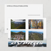 Carte postale Chypre (Devant / Derrière)