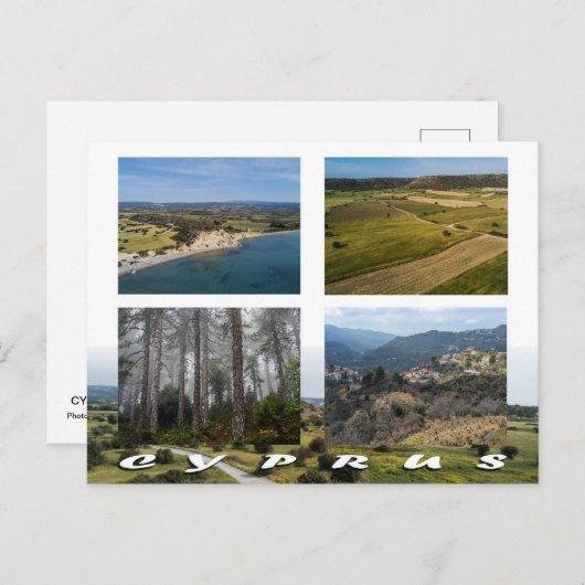 Carte postale Chypre (Devant / Derrière)