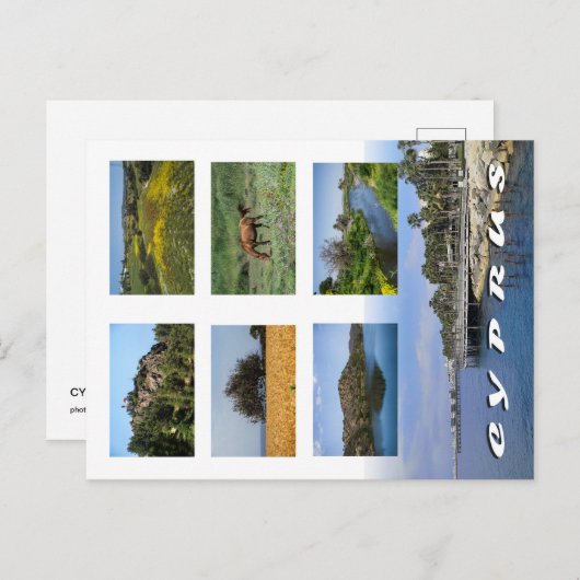 Carte postale Chypre (Devant / Derrière)