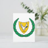 Carte Postale Chypre Armoiries CY (Debout devant)