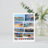 Carte Postale Chypre - I Love - (Debout devant)