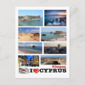 Carte Postale Chypre - I Love - (Devant)