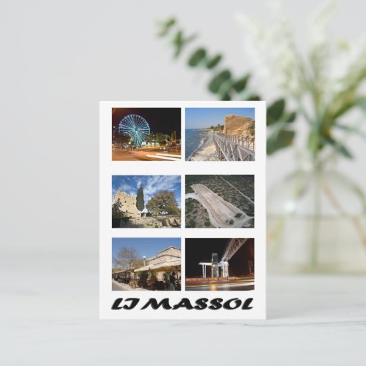 Carte postale Chypre Limassol (Debout devant)