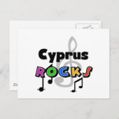 Carte Postale Chypre Rocks (Devant / Derrière)