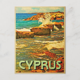 Carte Postale Chypre Rocky Shore