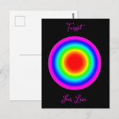 Carte Postale Cible pour l'amour – Art de la fierté  (Devant / Derrière)