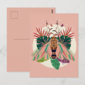 Carte Postale Cicada Tropical (Devant / Derrière)