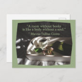 Carte Postale Cicero Book Quote (Devant / Derrière)