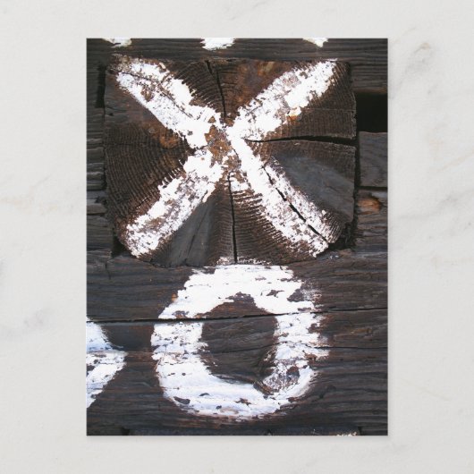 Carte Postale Čičmany Hugs and Kisses (Devant)