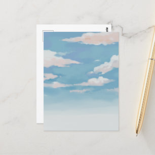 Carte Postale Ciel bleu