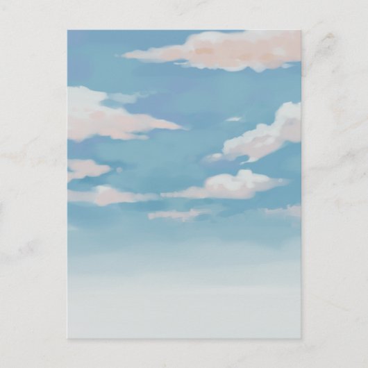 Carte Postale Ciel bleu (Devant)