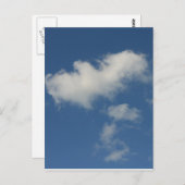 Carte Postale ciel bleu (Devant / Derrière)