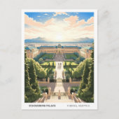 Carte Postale Ciel bleu à Schonbrunn Palace Vienne Autriche (Devant)