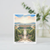 Carte Postale Ciel bleu à Schonbrunn Palace Vienne Autriche (Debout devant)