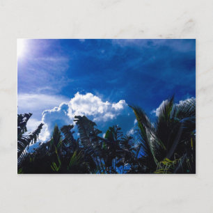 Carte Postale Ciel bleu clair avec des nuages