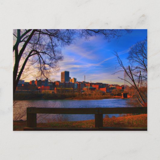 Carte Postale ciel bleu de Lynchburg va (Devant)