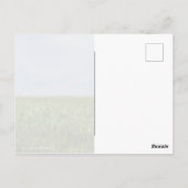 Carte Postale Ciel Bleu Et Herbe Verte (Dos)