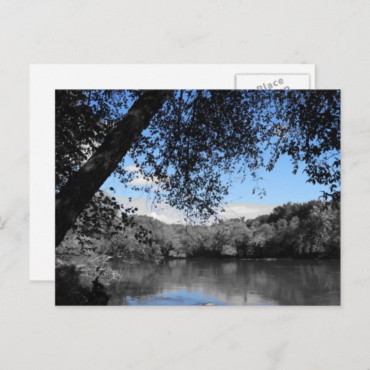 Carte postale Ciel bleu et Lacs (Devant / Derrière)