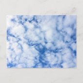 Carte Postale ciel bleu et nuages (Devant)