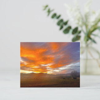 Carte Postale Ciel Braise