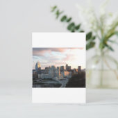 Carte Postale Ciel de Cincinnati au coucher du soleil (Debout devant)