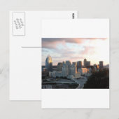Carte Postale Ciel de Cincinnati au coucher du soleil (Devant / Derrière)