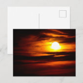 Carte Postale Ciel de Crimson à Dusk (Devant / Derrière)