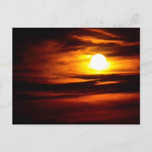 Carte Postale Ciel de Crimson à Dusk (Devant)