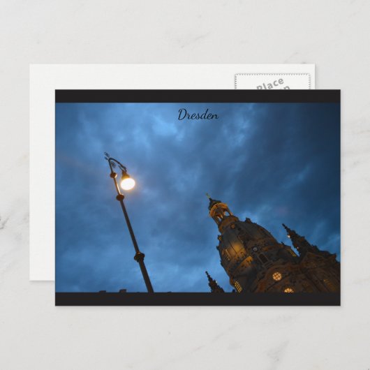 Carte Postale Ciel de Dresde (Devant / Derrière)