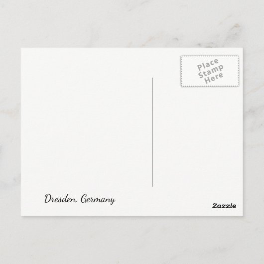 Carte Postale Ciel de Dresde (Dos)