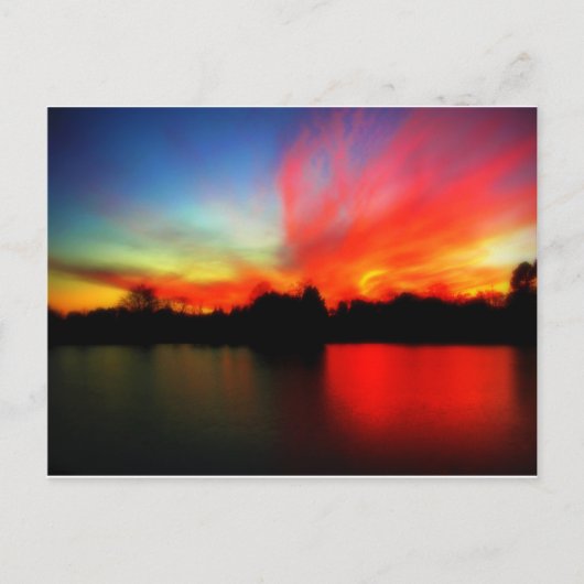 Carte Postale Ciel de feu (Devant)