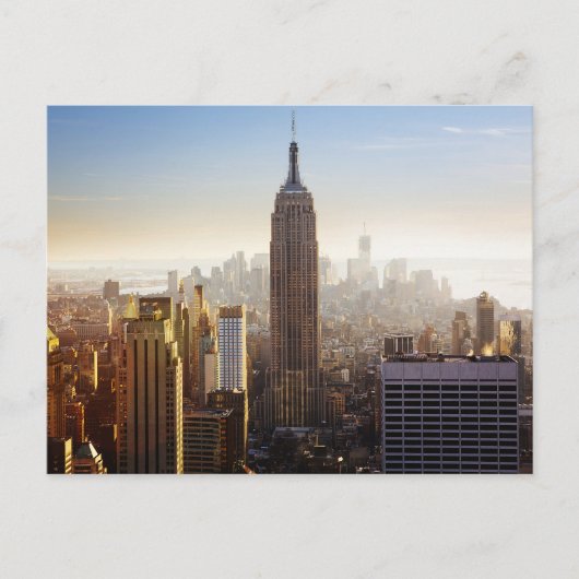 Carte Postale Ciel de Manhattan au matin (Devant)
