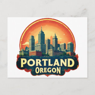 Carte Postale Ciel de Portland Oregon