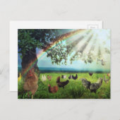 Carte Postale Ciel de poulet (Devant / Derrière)