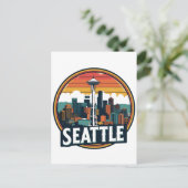 Carte Postale Ciel de Seattle (Debout devant)