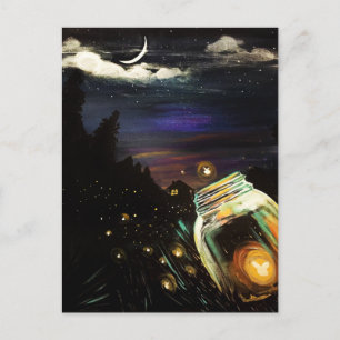 Carte Postale Ciel de vol incendie