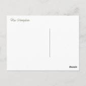 Carte Postale Ciel d'hiver (Dos)