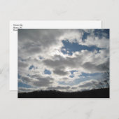 Carte Postale Ciel d'hiver (Devant / Derrière)