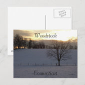 Carte Postale Ciel du soir (Devant / Derrière)