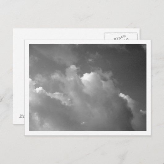 Carte Postale Ciel du soir (Devant / Derrière)