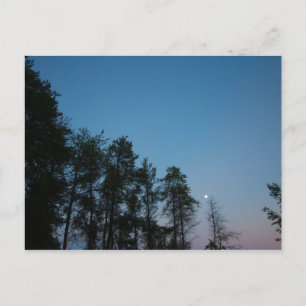 Carte Postale Ciel du soir au-dessus du lac Elk, Michigan