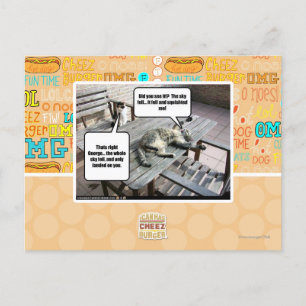 Carte Postale Ciel est en train de tomber