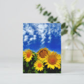 Carte Postale Ciel et fleur (Debout devant)