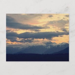 Carte Postale Ciel, montagne et nuage