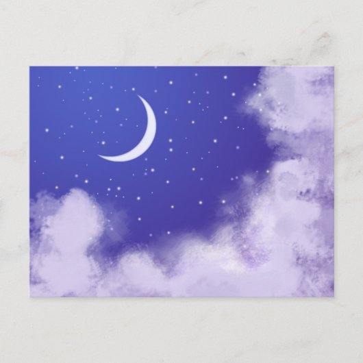 Carte Postale Ciel nocturne (Devant)