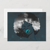 Carte Postale "Ciel nocturne" (Devant / Derrière)