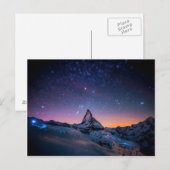Carte Postale Ciel nocturne (Devant / Derrière)