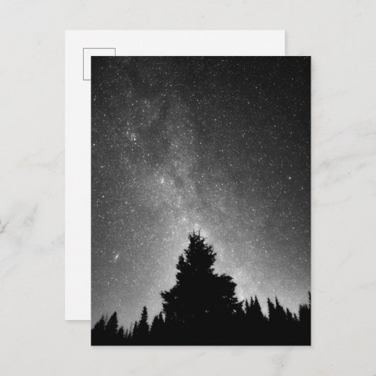 Carte Postale Ciel nocturne (Devant / Derrière)